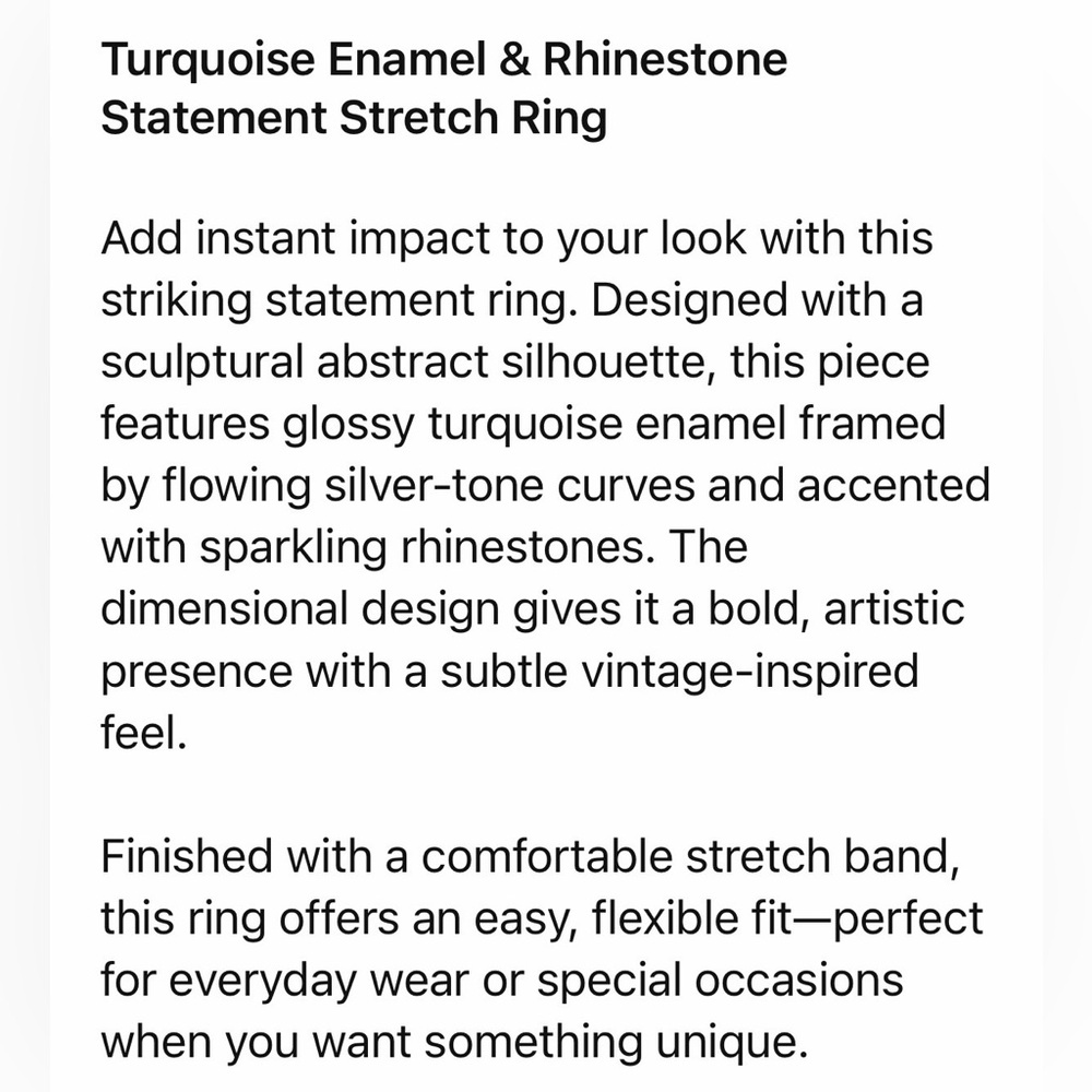 Statement Flower Ring - image 2